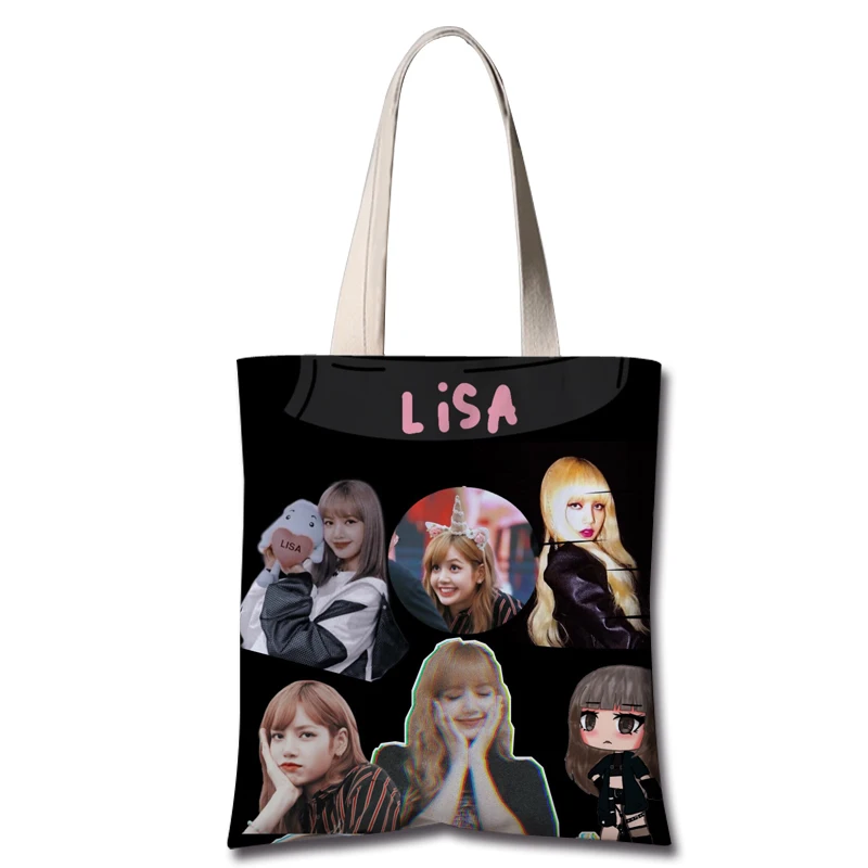 Kpop blackpink same корейская новая Холщовая Сумка на плечо женская летняя уличная сумка модные вентиляторы сумка на плечо высокое качество