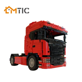 

MOC Diy 1661PCS City Police NextGen SCANIA Truck Building Blocks Sets Ship Vehicle Technic Bricks Playmobil Toys Xmas Gift Boys