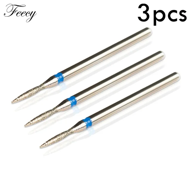 5pcs Diamond Nail Drill Bit Kits Mill Cutter All For Manicure Machine Bit Tools Accessories Cuticle Clean For Removing Nail Gel E