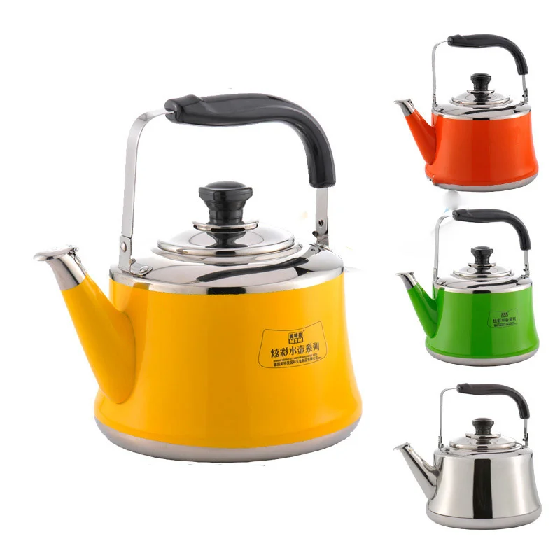 Stainless Steel Kettle Color Extra Thick 304 Gas 3-7L / Electric Whistling | Дом и сад