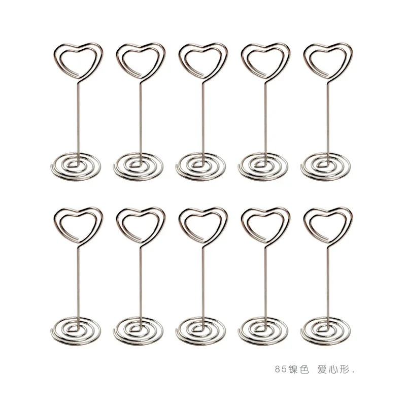 Manager Recommended fire bao kuan 85 with Bottom Notes Folder Desktop Business Card Holder Heart Shape Seat Clamp Manufacturers