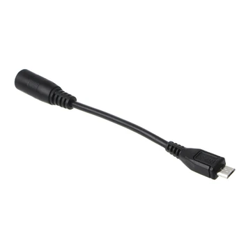 

5.5x2.1mm DC Power Plug Waterproof Jacket Female To Micro USB Male Adapter Cable