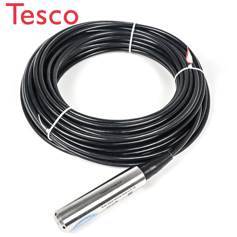 

4-20mA 0-10V ts485 water tank level sensor instrument well depth meter for measure wells