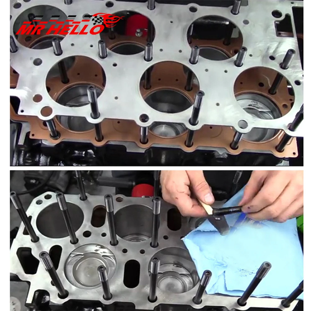 207-4203 голова серьги-гвоздики комплект для Mitsubishi EVO8 EVO9& для Eclipse 94-4G63 7-болт 11 мм 12009