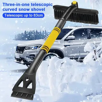 

Car Snow Removal Shovel Retractable Snow Brush Scraping Snow Shovel Glass Frost Removal Winter Ice Removal Tool