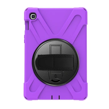 

Heavy Duty Shockproof Case for Samsung Galaxy Tab S5E 10.5 Inch 2019 with 360 Degree Rotation Stand, Hand Strap& Shoulder Strap