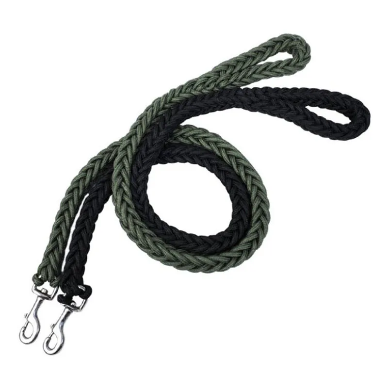

Green Black Color Large Dog Leashes for Dog Leads Pet Training Walking Safety Mountain Climbing Rope Dog Leashes