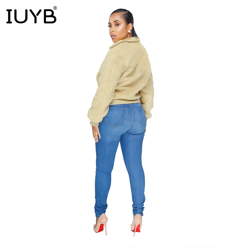 IUYB/весна ; Лидер продаж; популярная модель года; повседневная женская верхняя одежда; однотонная тонкая верхняя одежда с длинными рукавами; плотная верхняя одежда; ASL6082