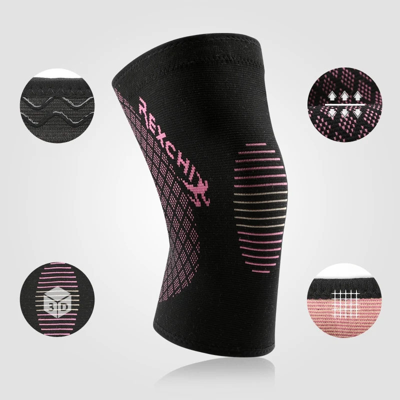 Kneepad противоскользящая силиконовая защитная Экипировка для альпинизма велоспорта на открытом воздухе фитнес Баскетбол дышащий стрейч трикотажные силиконовые спортивные k