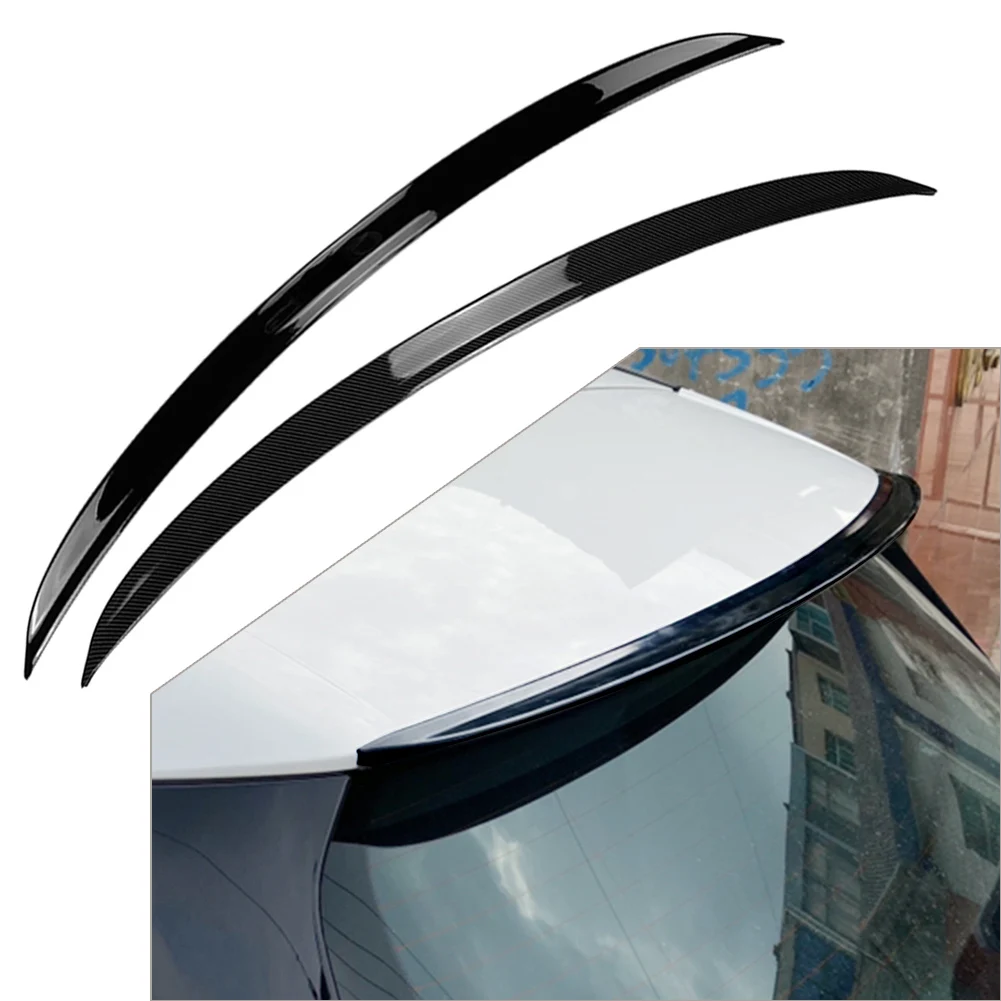 

Carbon Fiber/Gloss Black Car Rear Roof Spoiler Window Wing Trim ABS For Mercedes Benz A-Class W177 Hatchback 2018 2019 2020