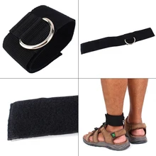 1Pcs D-Ring Cotton Ankle Straps Gym Fitness Sports With pulley Adjustable cable Leg Training Protector Fit Around Thigh Or Ankle