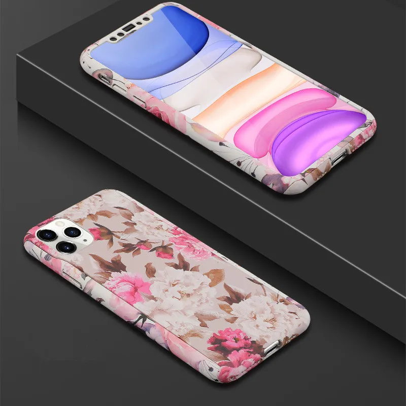 Модный чехол с полной защитой на 360 градусов для iPhone 6, 6 S, 7, 8 Plus, XS Max, XR, X, Твердый чехол из поликарбоната с изображением мультяшных животных слона - Цвет: Style 8