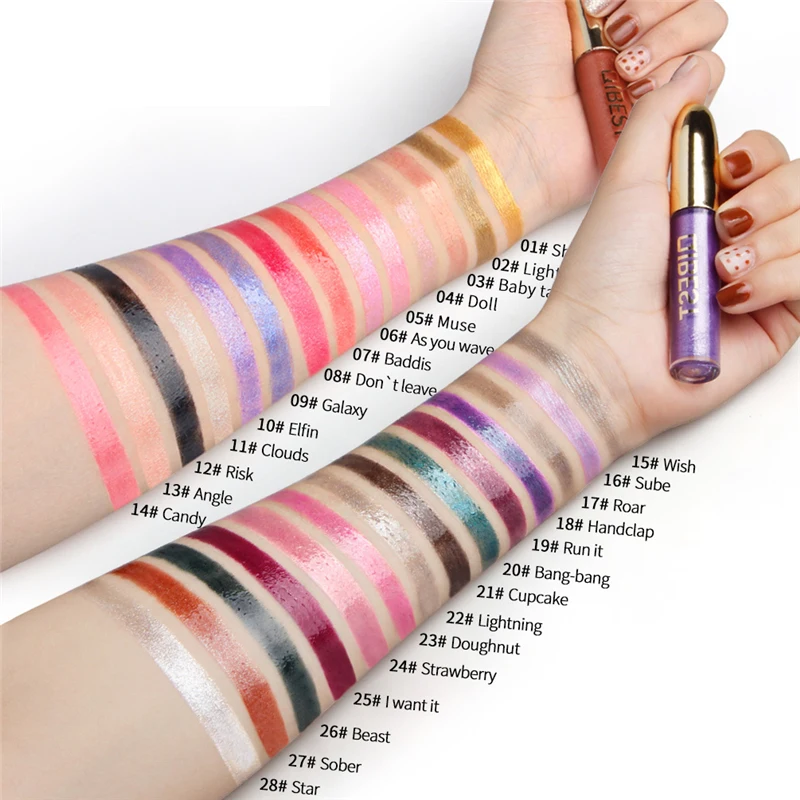 Макияж для губ 28 цветов блеск Волшебная губная помада синий золотой черный