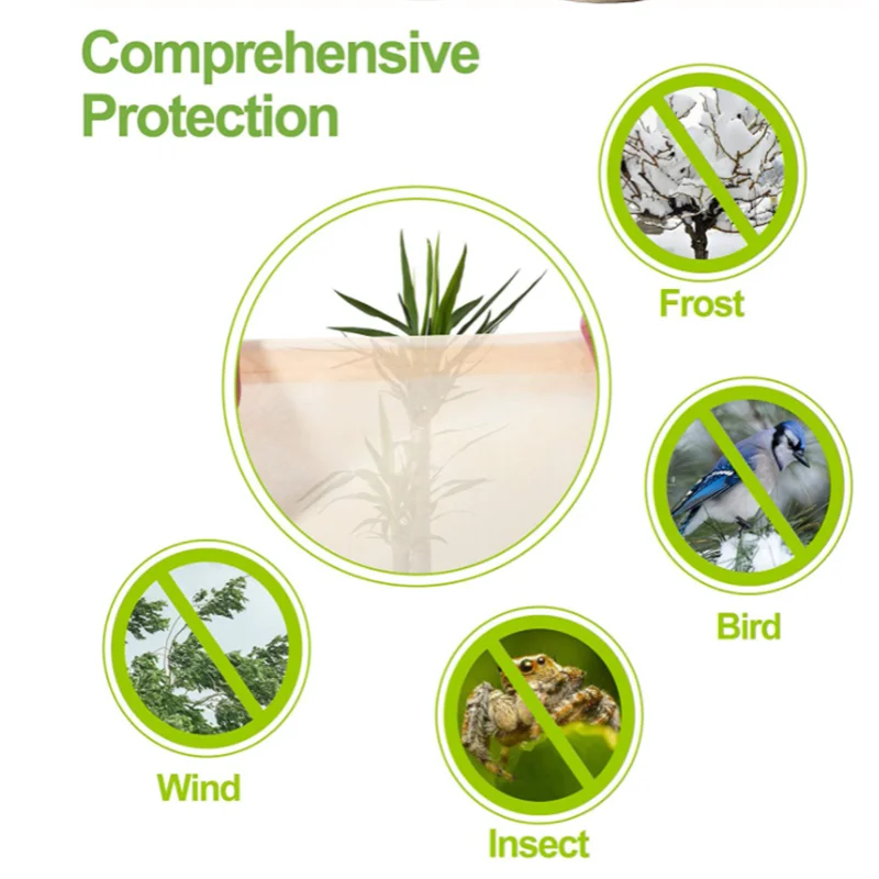 1 PC Winter Plant Warm Cover Antifreeze Tree Shrub Plant Protection Outdoor Yard Vegetation Anti-Frost Bag Garden Multi-size