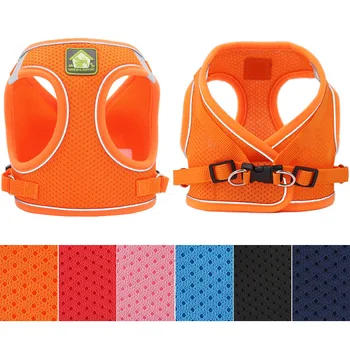 

New Pet Traction Rope Vest-style Cat Chest Harness Reflective Breathable Dog Rope Dog Chain Pet Supplies Cat and Dog Accessories