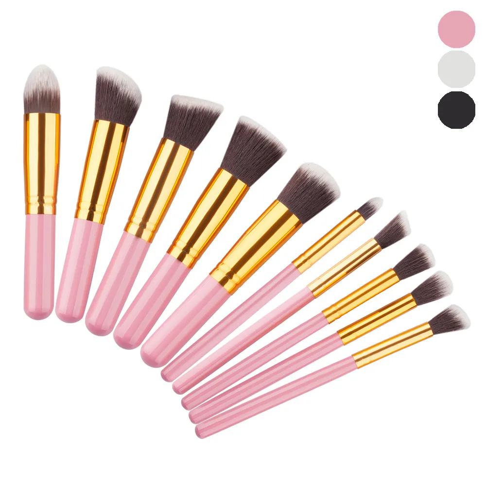 

10PCS Professional makeup brush Cosmetic Makeup Brush Brushes Set Foundation Powder maquiagem profissional completa kit 04*