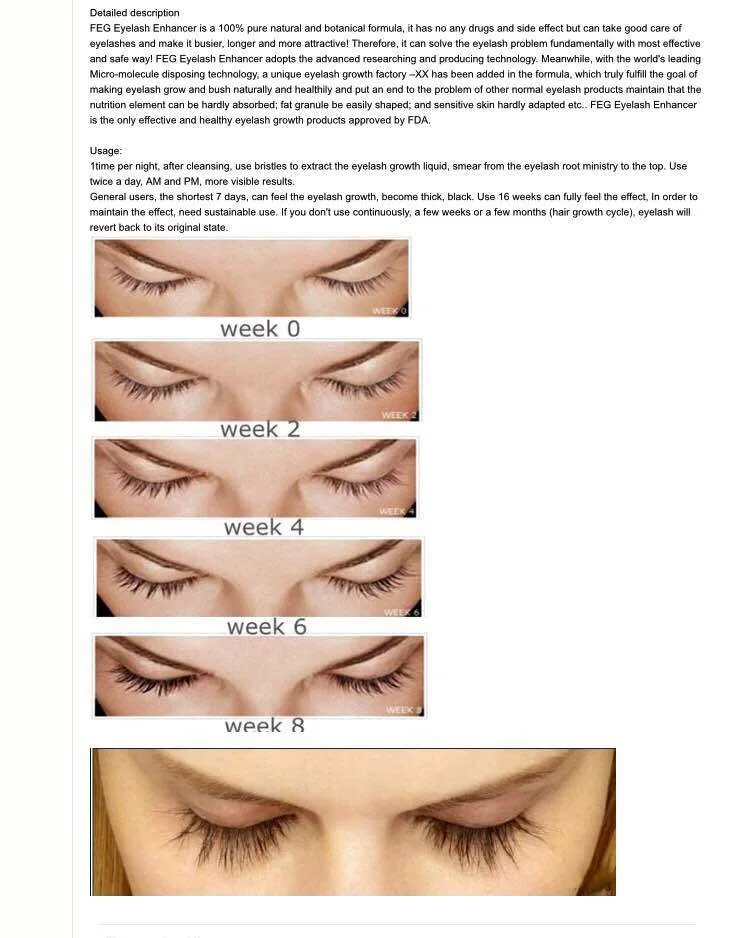 FEG Eyelash Growth Enhancer, Natural medicine Treatments lash eye lashes serum mascara eyelash serum lengthening eyebrow growth