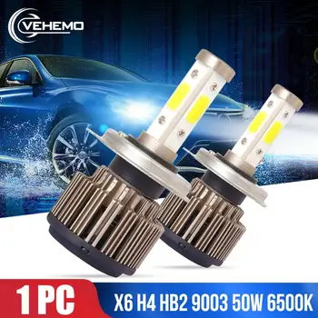 

LED Headlight LED Fog Light High Power Car Led Headlight Bulbs Auto H4 X6 Super Bright for Lighting Assembly