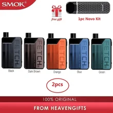 2 шт., SMOK, набор, мини, Pod, Vape, 3,7 мл, Catridge, 1200 мА/ч, батарея, электронная сигарета, бесплатный подарок, SMOK, Novo vs pal 2 pro