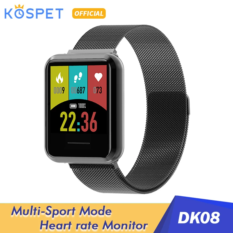 Смарт часы KOSPET DK08 ip67 водонепроницаемые для мужчин ультра долгий режим ожидания