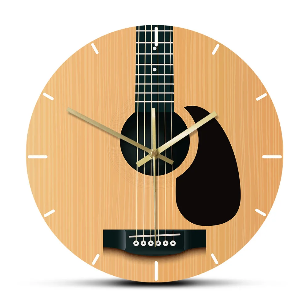 Guitar Music Instrument Wall Clock