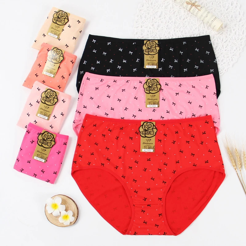 Bragas con estampado de leche para mujer, ropa interior suave y transpirable, grande venta al por mayor, barata, 10 unids/lote|Bragas para mujer| - AliExpress