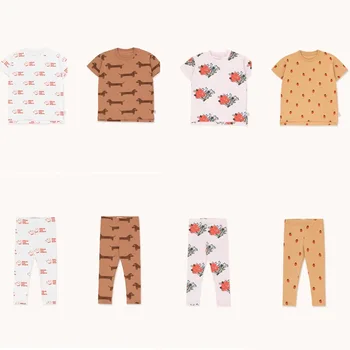 

IN STOCK 2020 Spring/summer New TC Series Children's Pajama Suit for Boys and Girls Kid Homewear