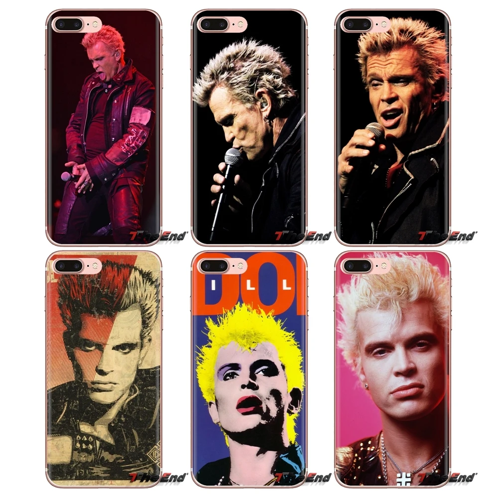rock artist Billy Idol Soft Transparent Shell Cover For Oneplus 3T 5T 6T Nokia 2 3 5 6 8 9 230 3310 2.1 3.1 5.1 7 Plus 2017 2018 |
