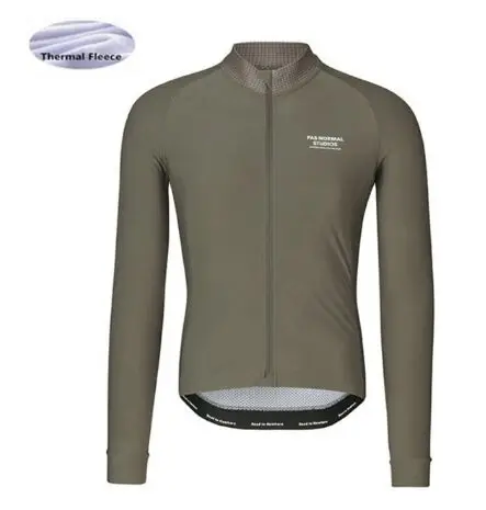 Cycling Jersey PNS зимний термальный флис наивысшего качества мужской Велоспорт Джерси с длинным рукавом плотно подходят велосипедные майки дорожный велосипед велосипедная одежда - Цвет: Cycling Jersey