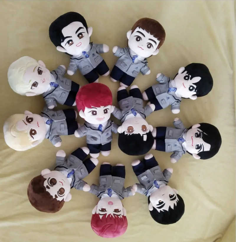 [MYKPOP] куклы и аксессуары KPOP: WANNA ONE 20 см в школьной форме Коллекционная Коллекция