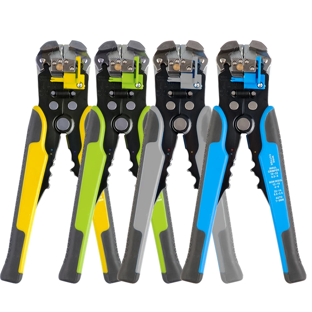 

HS-D1 Crimper Cable Cutter Automatic Wire Stripper Multifunctional Stripping Tools Crimping Pliers Terminal 0.2-6.0mm2 tool