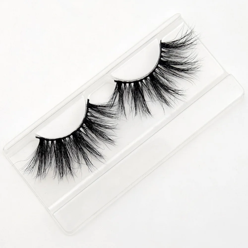 Caixa de Vison 3d com Bandeja Viso Pares Mink Cílios Lashes Nenhum Volume Dramática Falsos Grosso E80 40 25mm 16 Cílios Conjunto