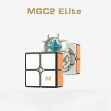 MGC 2X2 Elite manyetik küp MGC 2x2x2 profesyonel sihirli küp YJ 2x2x2 hız küp bulmaca oyunu küp oyuncaklar