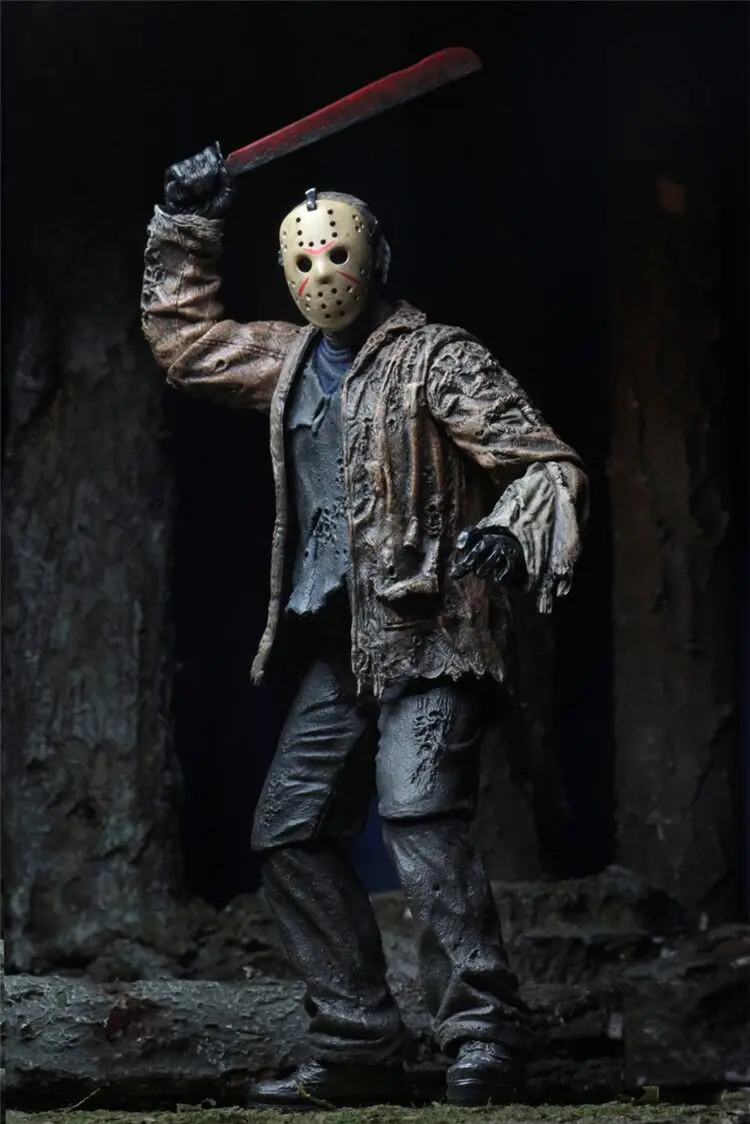 NECA 3D Friday 13th Jason Leatherface бензопила Чаки Майкл Майерс Фредди Крюгер это Pennywise Джокер фигурка игрушка кукла