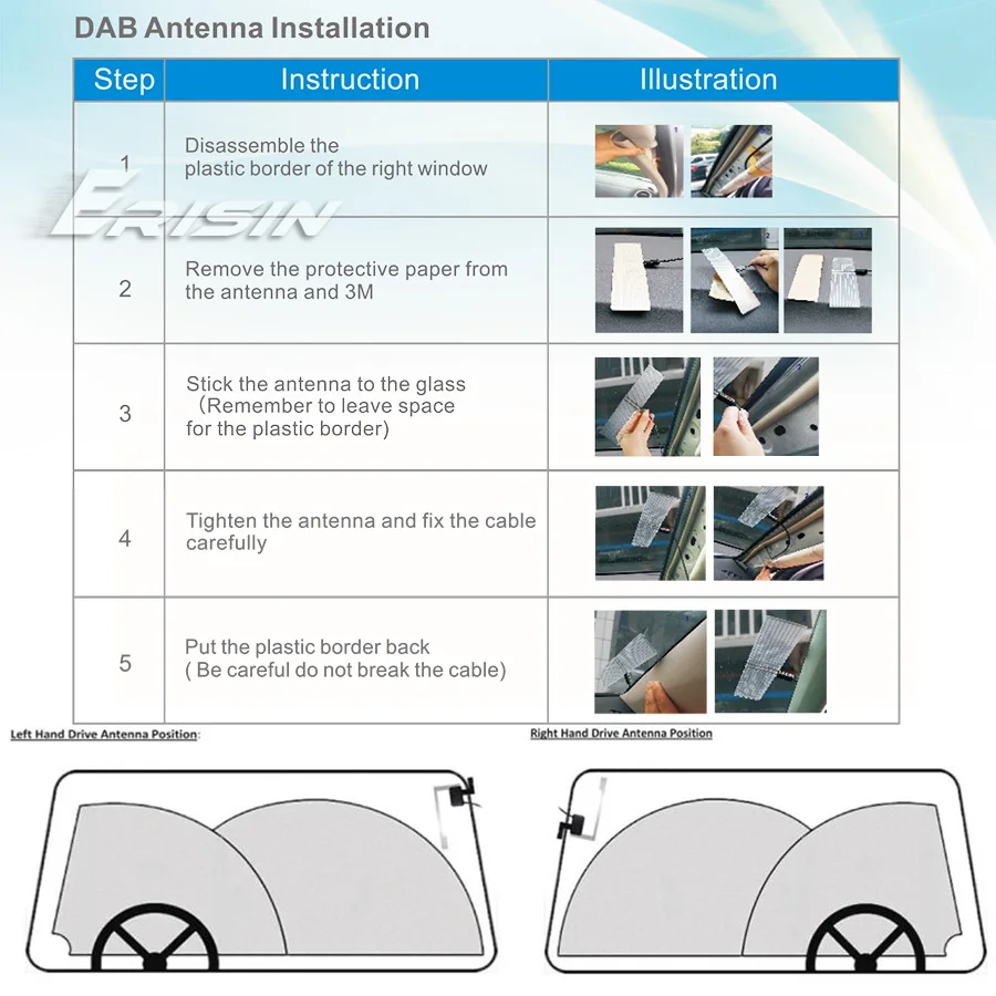 Erisin ES367 автомобильное радио стерео DAB+ цифровой приемник Bluetooth USB зарядное устройство дуплексный MP3 A2DP RDS