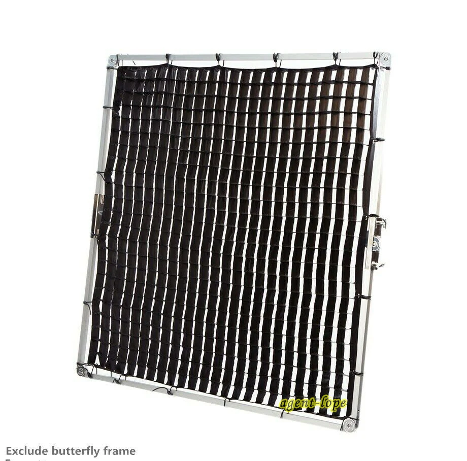 

2.4x2.4m 8'x8' 8x8 80° Butterfly Soft Fabric Egg Crate Eggcrates Grids For Lighting Diffusion