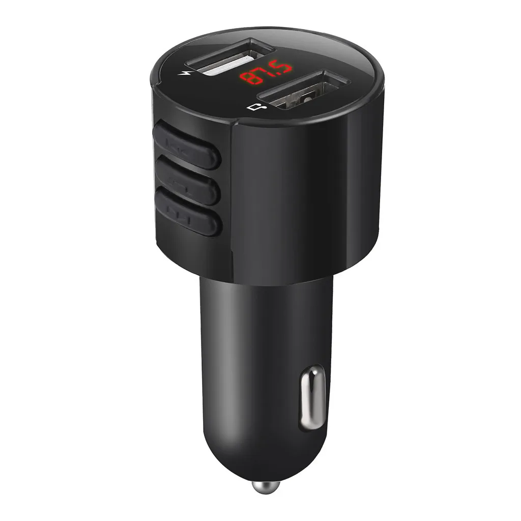 Bluetooth автомобильное USB зарядное устройство fm-передатчик беспроводной радио адаптер MP3-плеер 3.4A USB2.1A зарядное устройство, Bluetooth версия 3,0 20190703