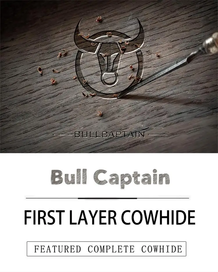 BULLCAPTAIN популярная мужская Повседневная модная сумка с нагрудным ремнем, первый слой из воловьей кожи, мужская сумка через плечо, Мужская нагрудная сумка