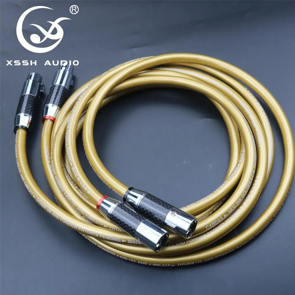 1 пара hi fi Разъем rca кабель Высокое качество XSSH из бескислородной меди с покрытием