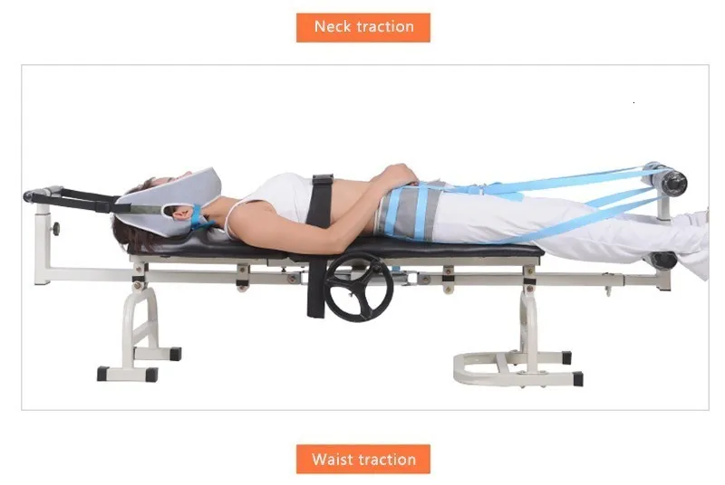Терапевтический массажный стол для кровати, Шейная поясничная тяга, кровать для тяги, растягивающаяся кровать для тела, позвоночника, лодыжки, позвонки, усталость, незначительные повреждения, Новинка