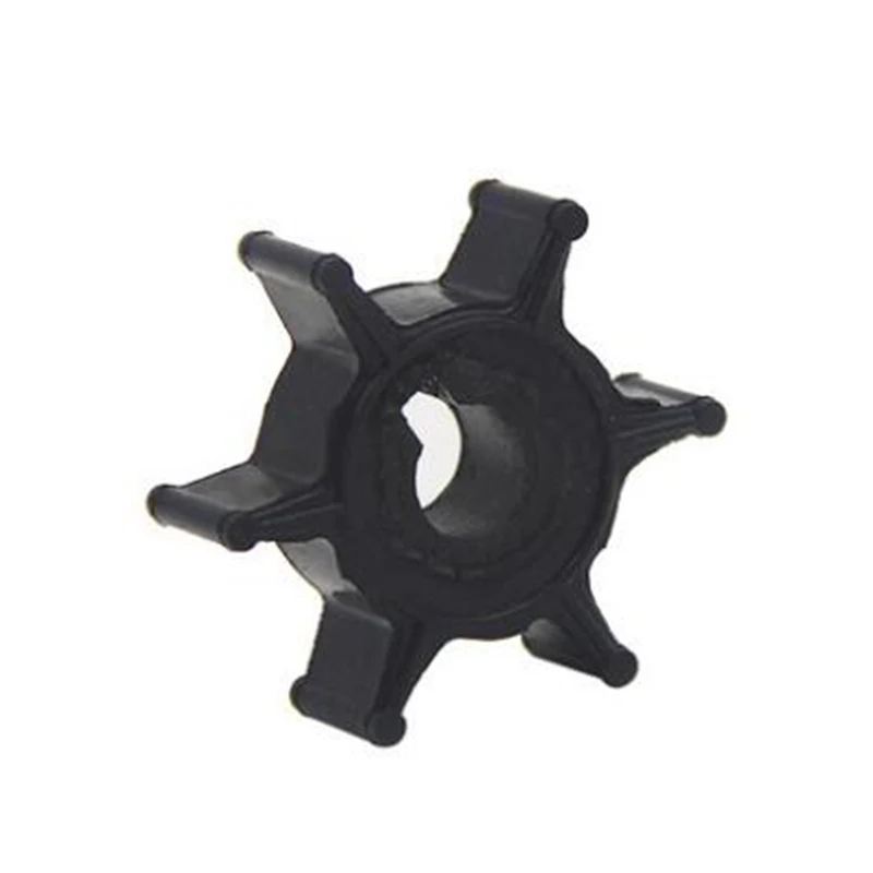 1PC Water Pump Impeller Black Rubber For Hangkai Two Stroke 15HP Outboard Motor 6 Blades Boat Parts Accessories | Спорт и