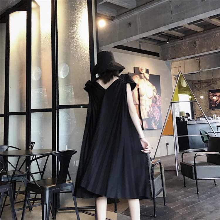 WHITNEY WANG Summe модная уличная одежда дизайнерский стиль 3D Роза Цветочные плечи Плиссированное Платье женское Повседневное платье большого размера