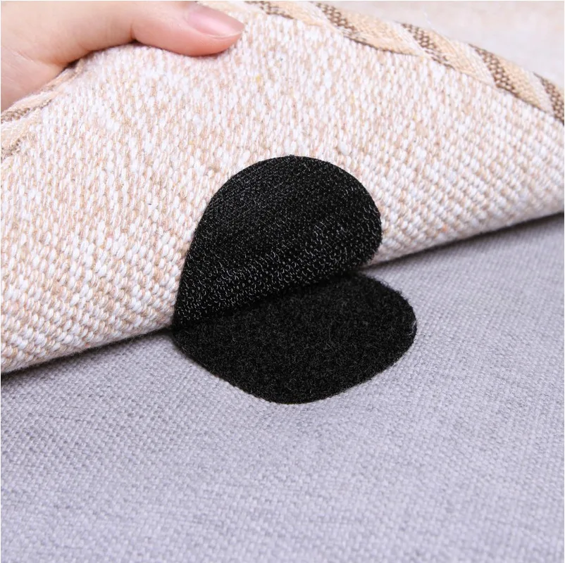 5PCs Seamless Double-sided Fixed Self Adhesive Sofa Bed Sheets Nylon Magic Tape Dots Rug Table Cloth Anti-slip Stickers | Дом и сад