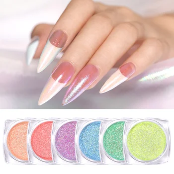 

BORN PRETTY Shelly Nail Powder Chameleon Nail Accessories Glittery Mirror Nail Art Pigment Power Dust for Nail Tips Decoration