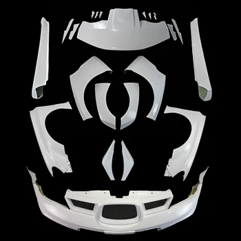 

Car-styling For Impreza 9 Gen GDB F VTXC Style Fiberglass Full Body Kit FRP Front Bumper Front Lip Side Skirt Fiber Glass Fender