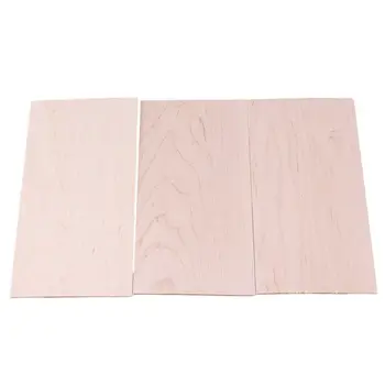

Maple Guitar Head Veneer Guitar Parts Marquetry Pack of 3