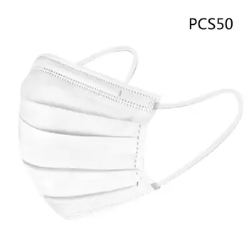 

50Pcs Adult Students Disposable Mouth Mask Anti-Splash Fog Pollution Face Cover