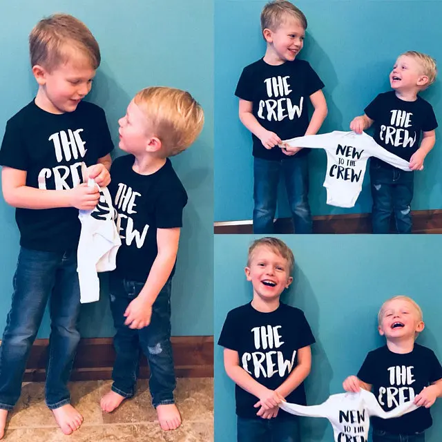 Kinder Jungs für Zwillinge Zwillingsgeschwister Outfit 