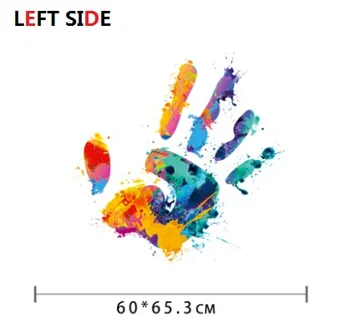 

LEFT SIDE Creative Personality DIY Graffiti Car Sticker Cover Body Pull Flower Modified Decorative Scratched Car Stickers