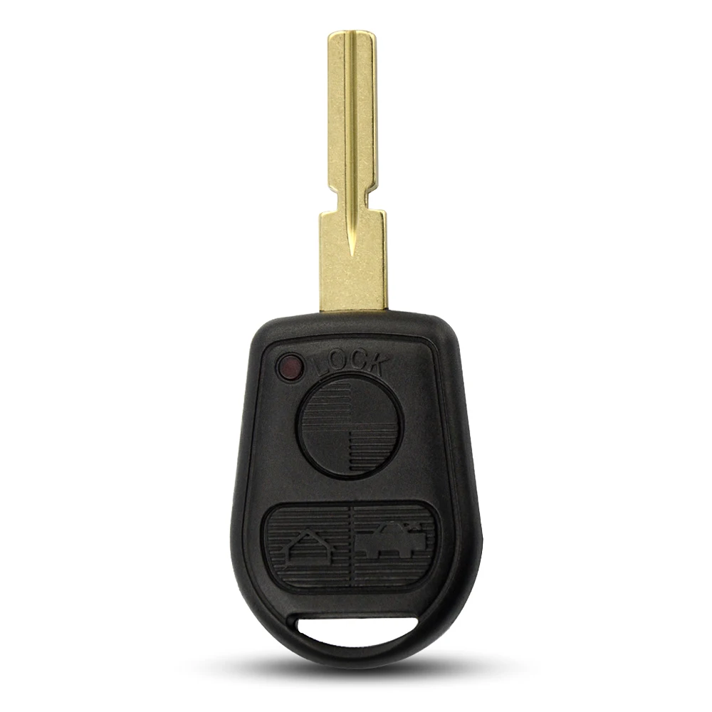 OkeyTech для BMW 3 кнопки дистанционного ключа замена оболочки Uncut HU58 Лезвие Чехол брелок для BMW E31 E32 E34 E36 E38 E39 E46 Z3